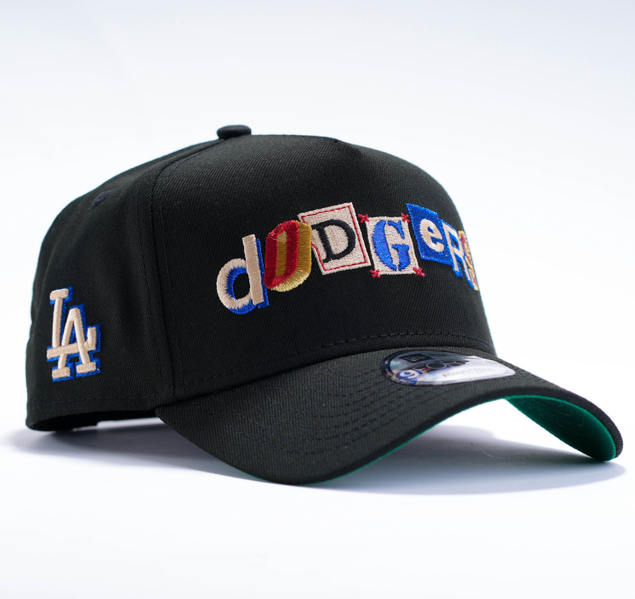 Dodgers Lettering Black Negra
