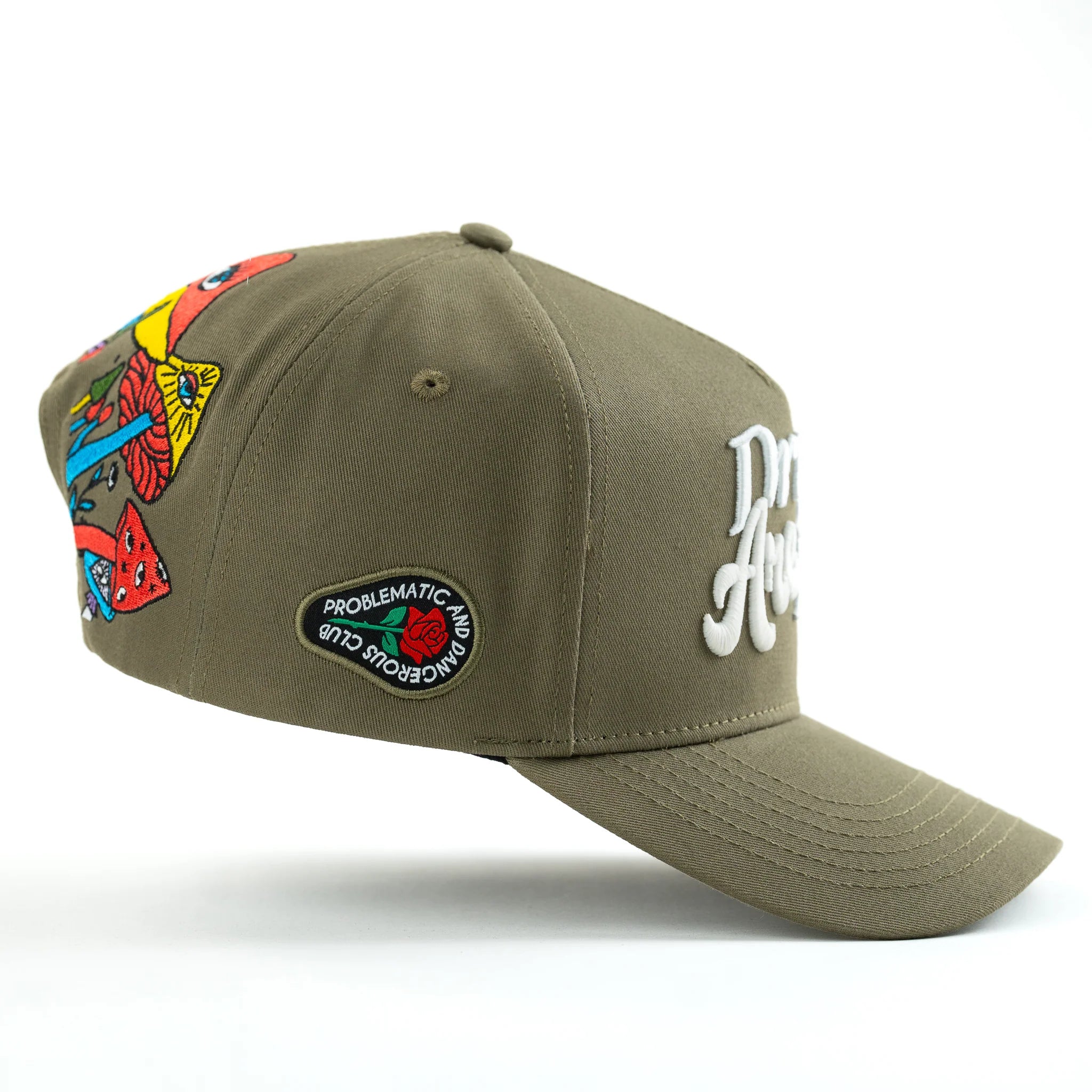 Drugs are BAD Trippy Snapback Verde