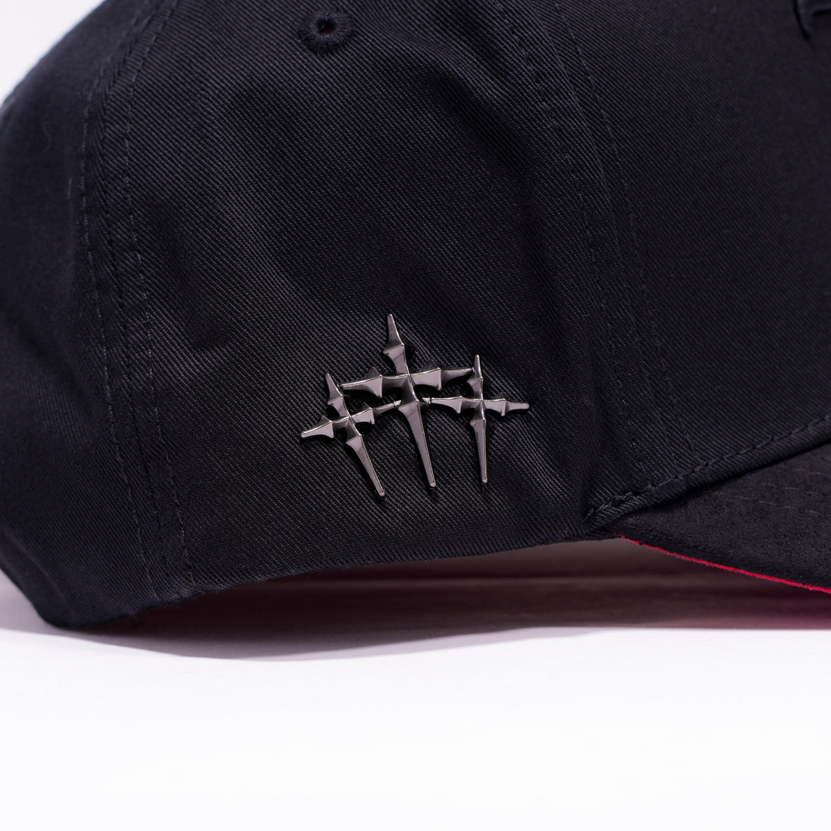 CASH ONLY LA CRYSTALS BLACK AND RED