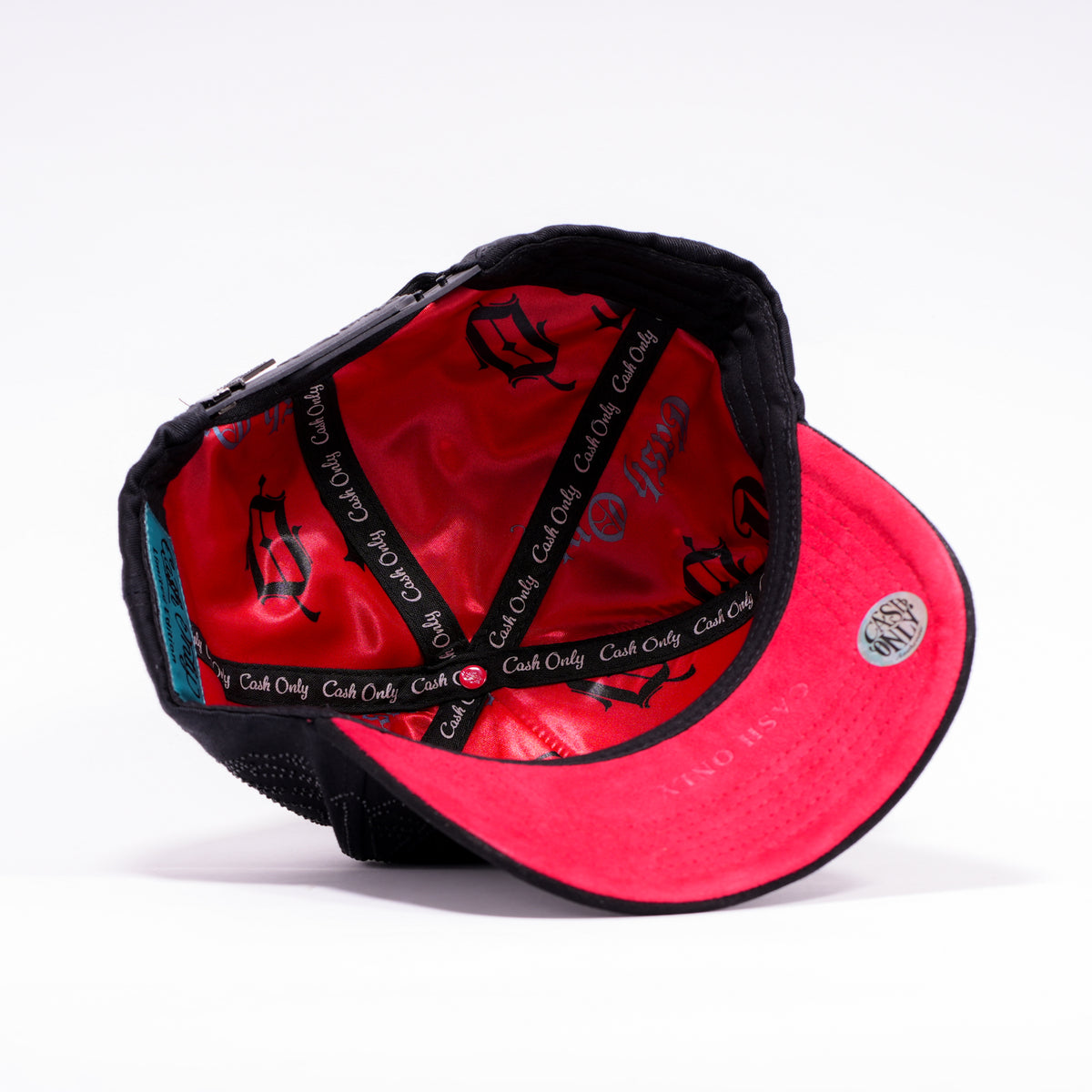 CASH ONLY LA CRYSTALS BLACK AND RED