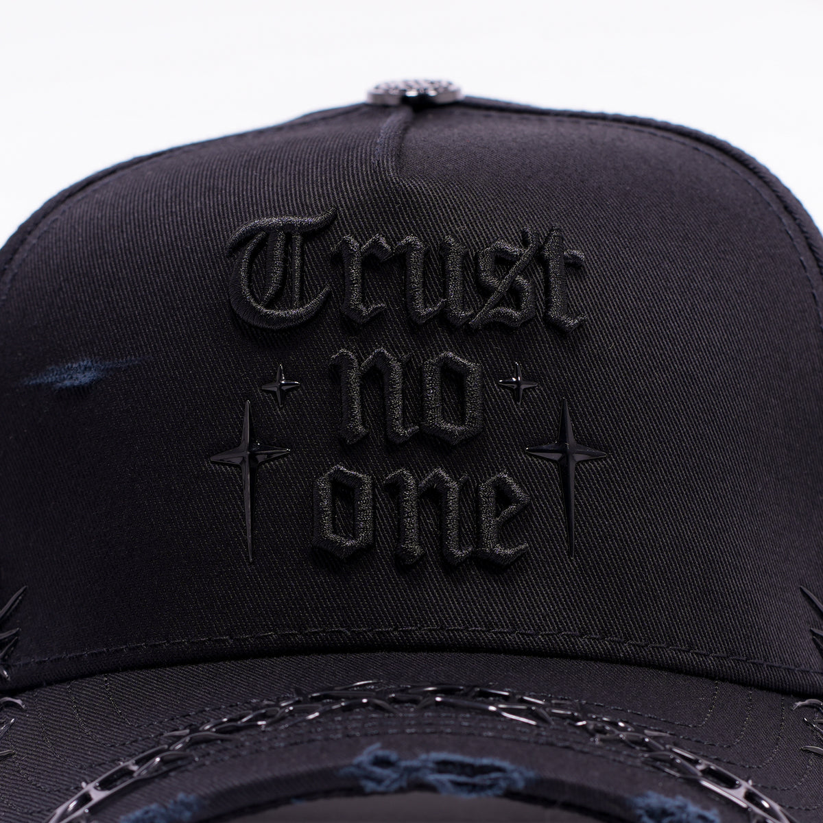 CASH ONLY TRUST NO ONE NEGRO CON ESPINAS