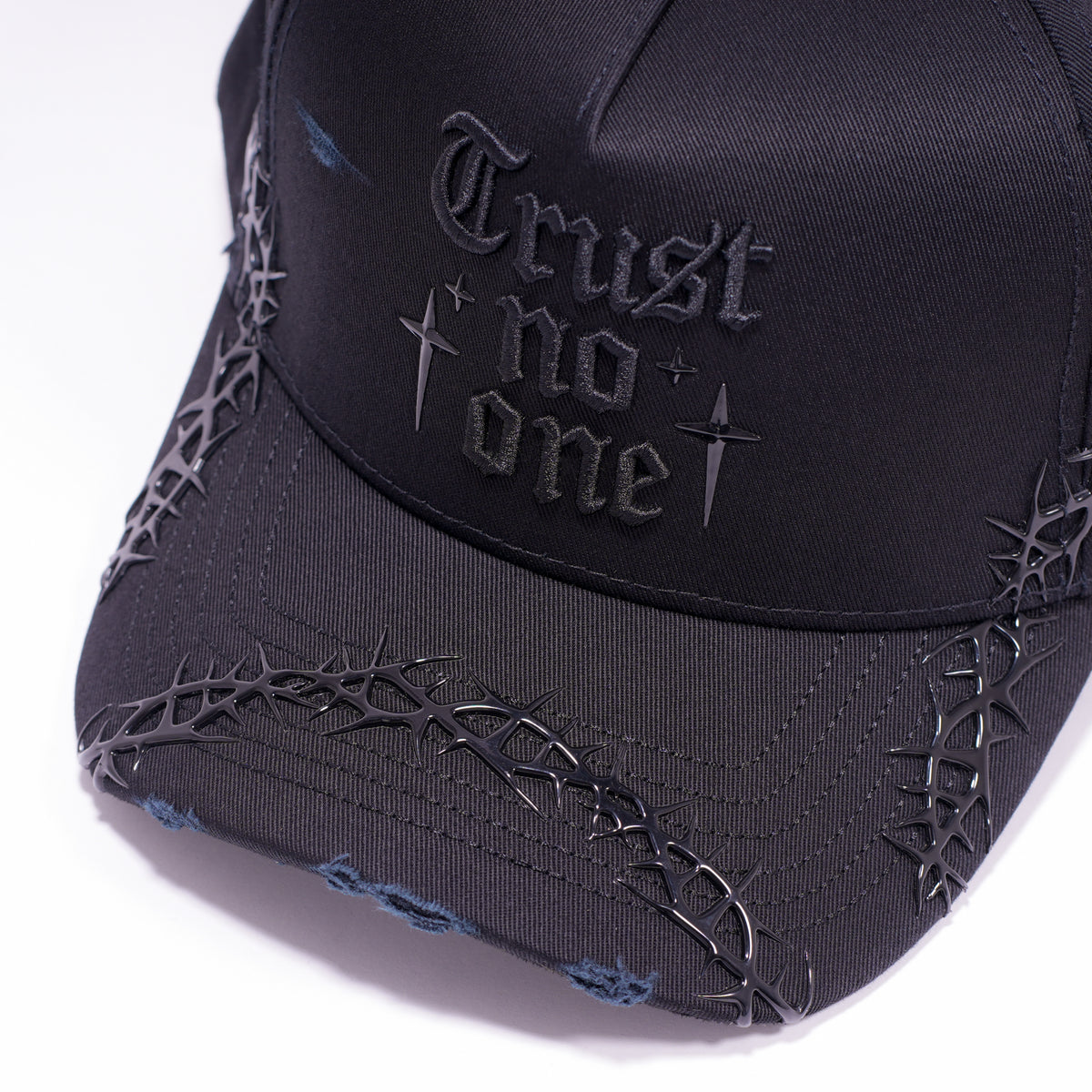 CASH ONLY TRUST NO ONE NEGRO CON ESPINAS