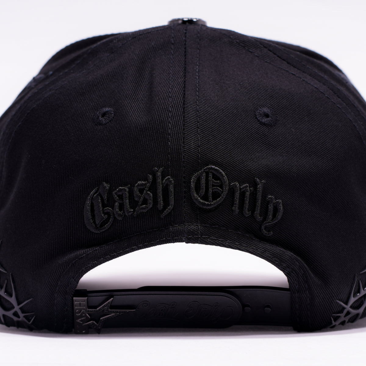 CASH ONLY TRUST NO ONE NEGRO CON ESPINAS