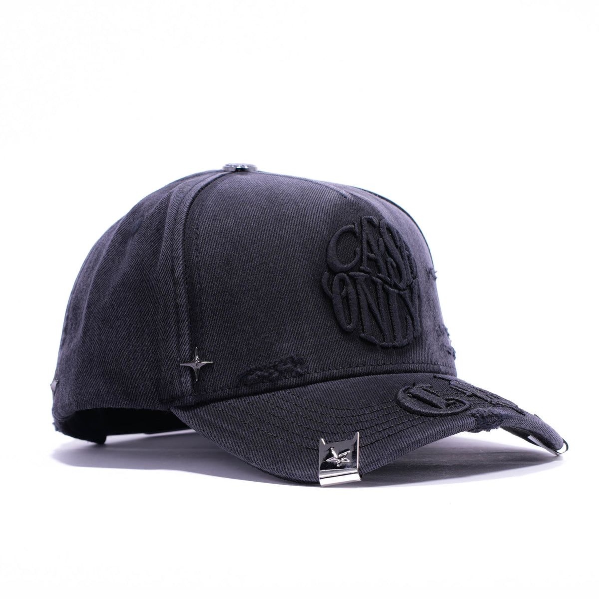 CASH ONLY WASEHD OUT LOYALTY BLACK DENIM