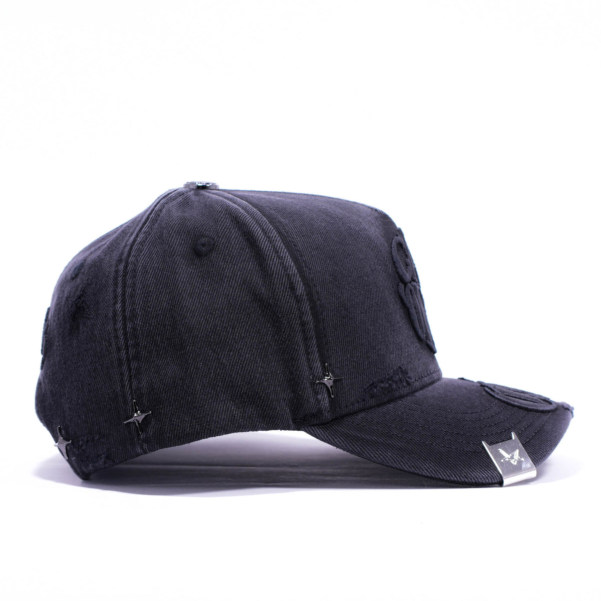 CASH ONLY WASEHD OUT LOYALTY BLACK DENIM