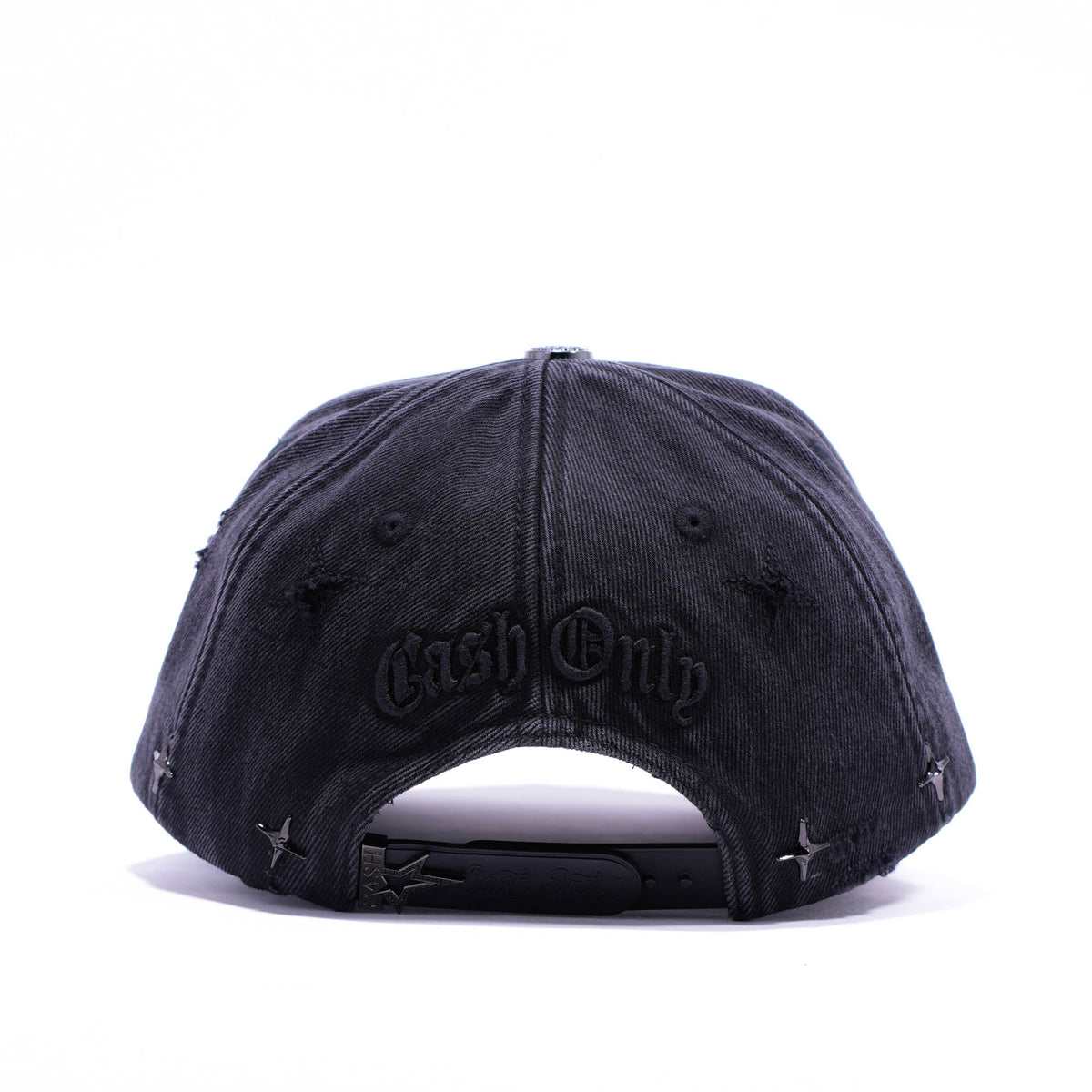 CASH ONLY WASEHD OUT LOYALTY BLACK DENIM