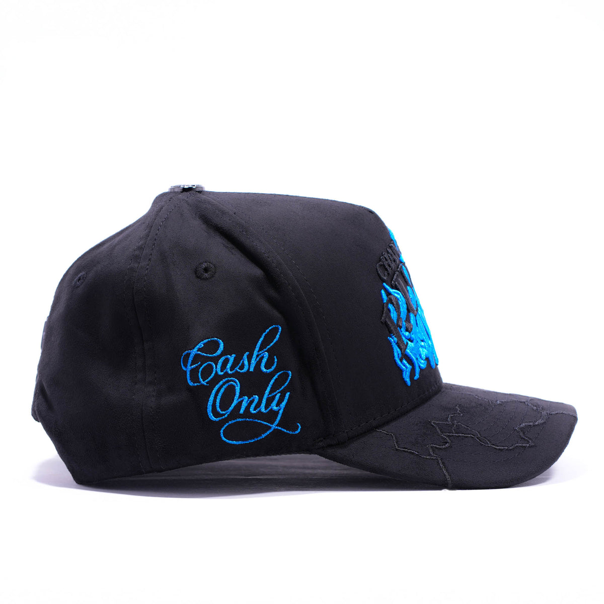 CASH ONLY CHANGE THE RULES NEGRO CON FLAMAS AZULES