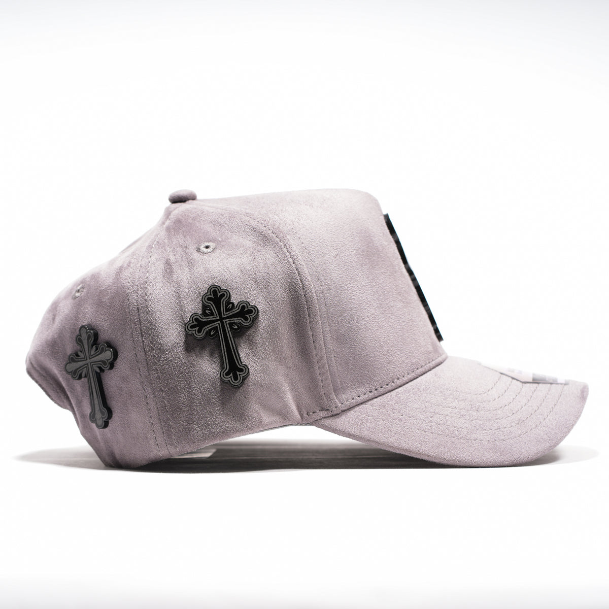 Gorra San Judas Tadeo y Cruces Placa en Gamuza