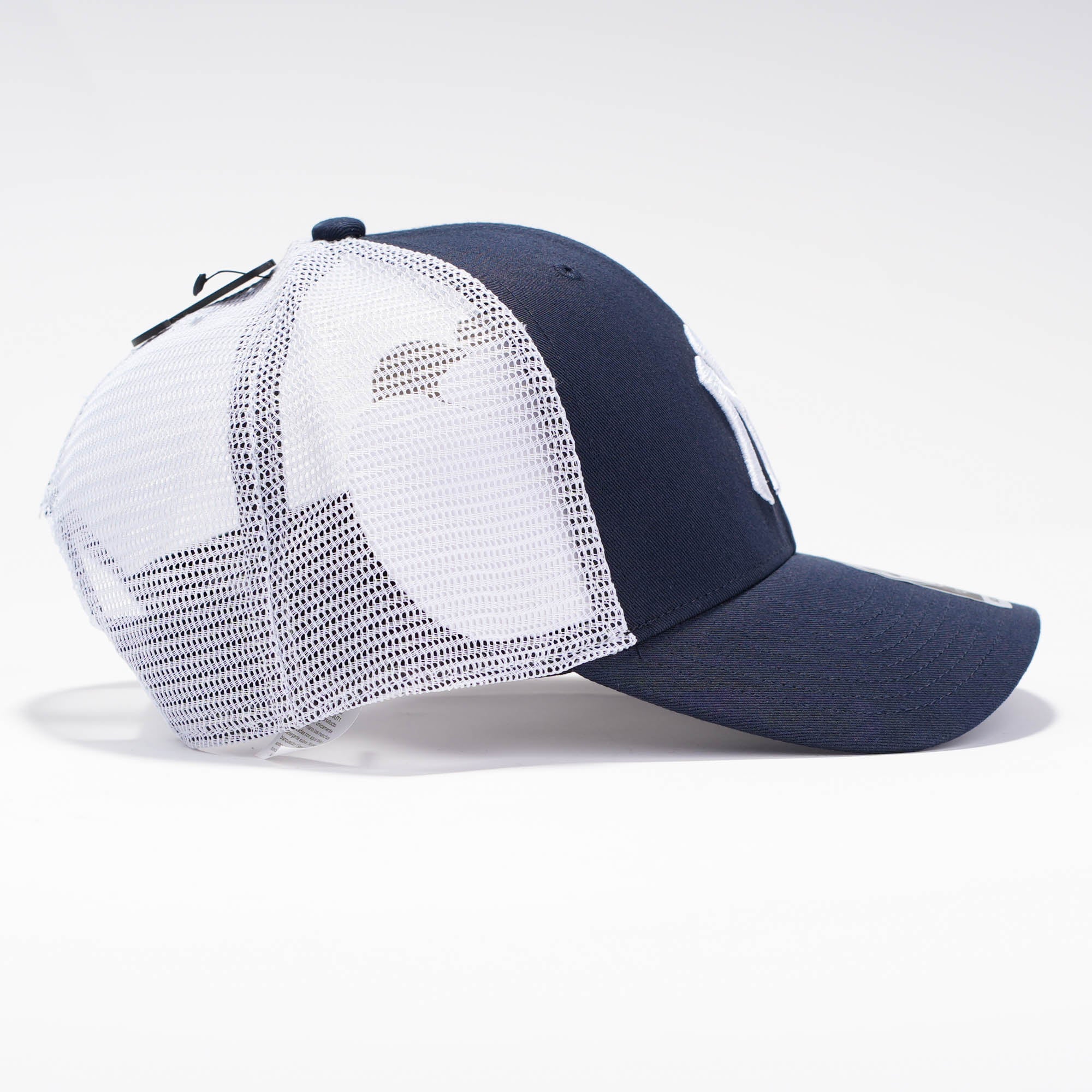 NY Yankees Malla blanca y frente marino