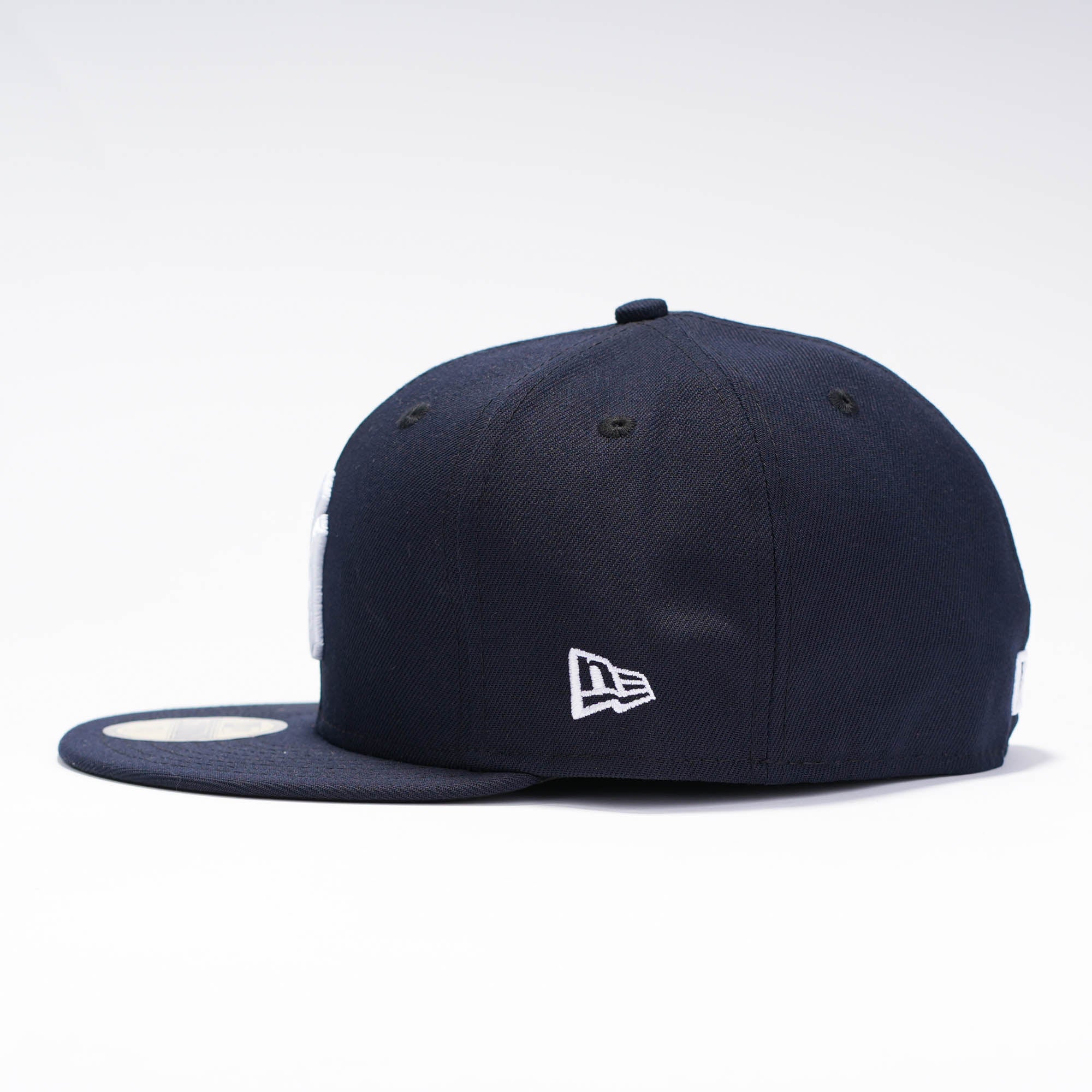 NY Yankees Visera Plana Azul y Blanco