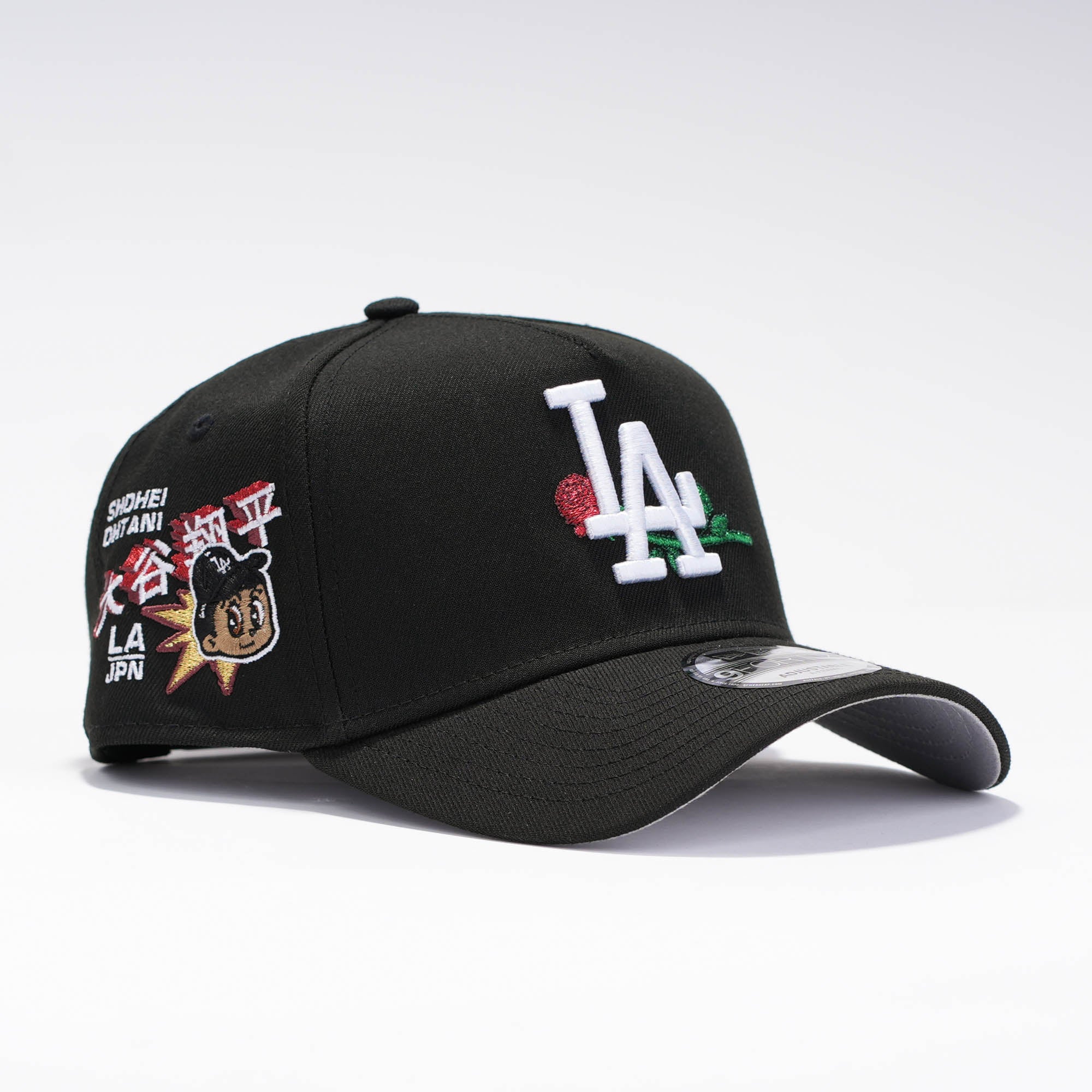 LA Dodgers Shohei Ohtani Negra Flor Rosa