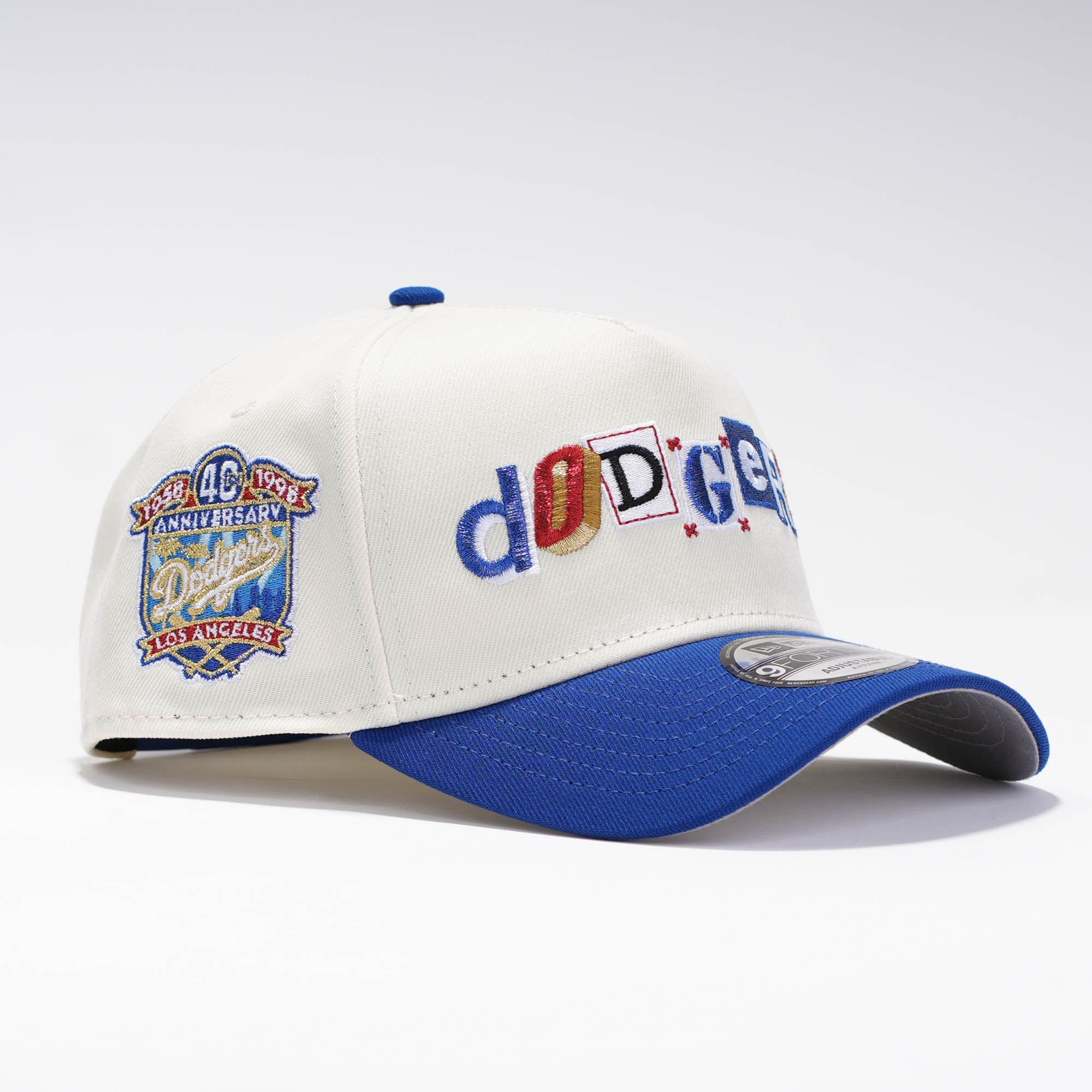 LA Dodgers 40th Anniversary Lettering Two Tone