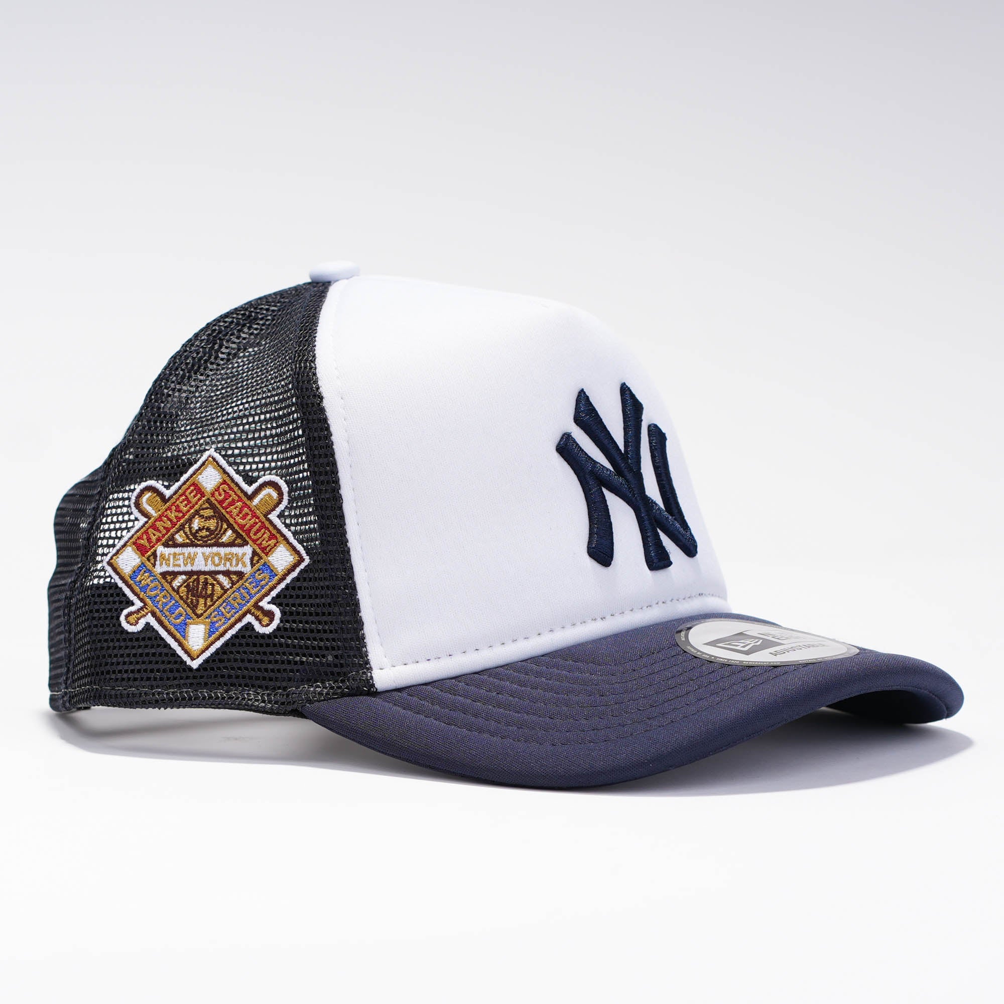 NY Yankees World Series puffer Azul marino y Blanco