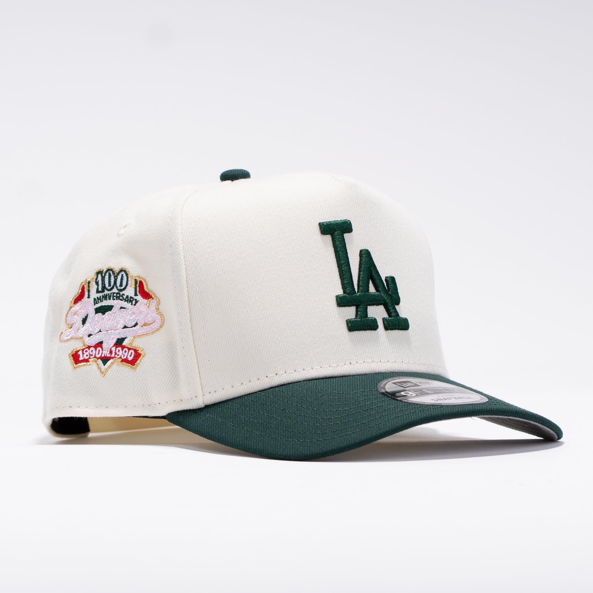 LA Dodgers 100 Anniversary Beige y Verde