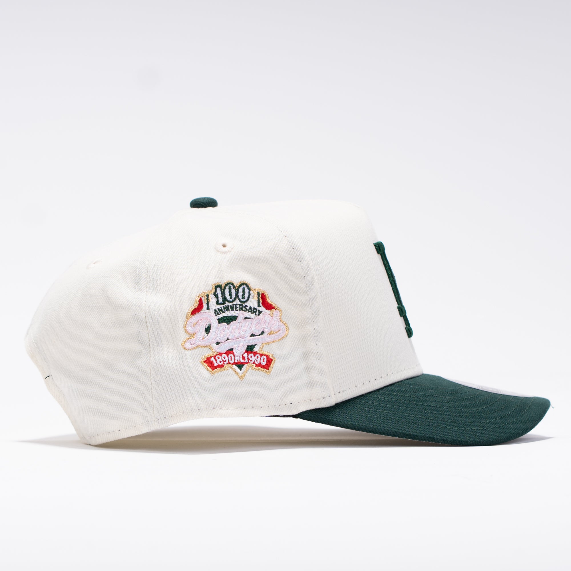 LA Dodgers 100 Anniversary Beige y Verde