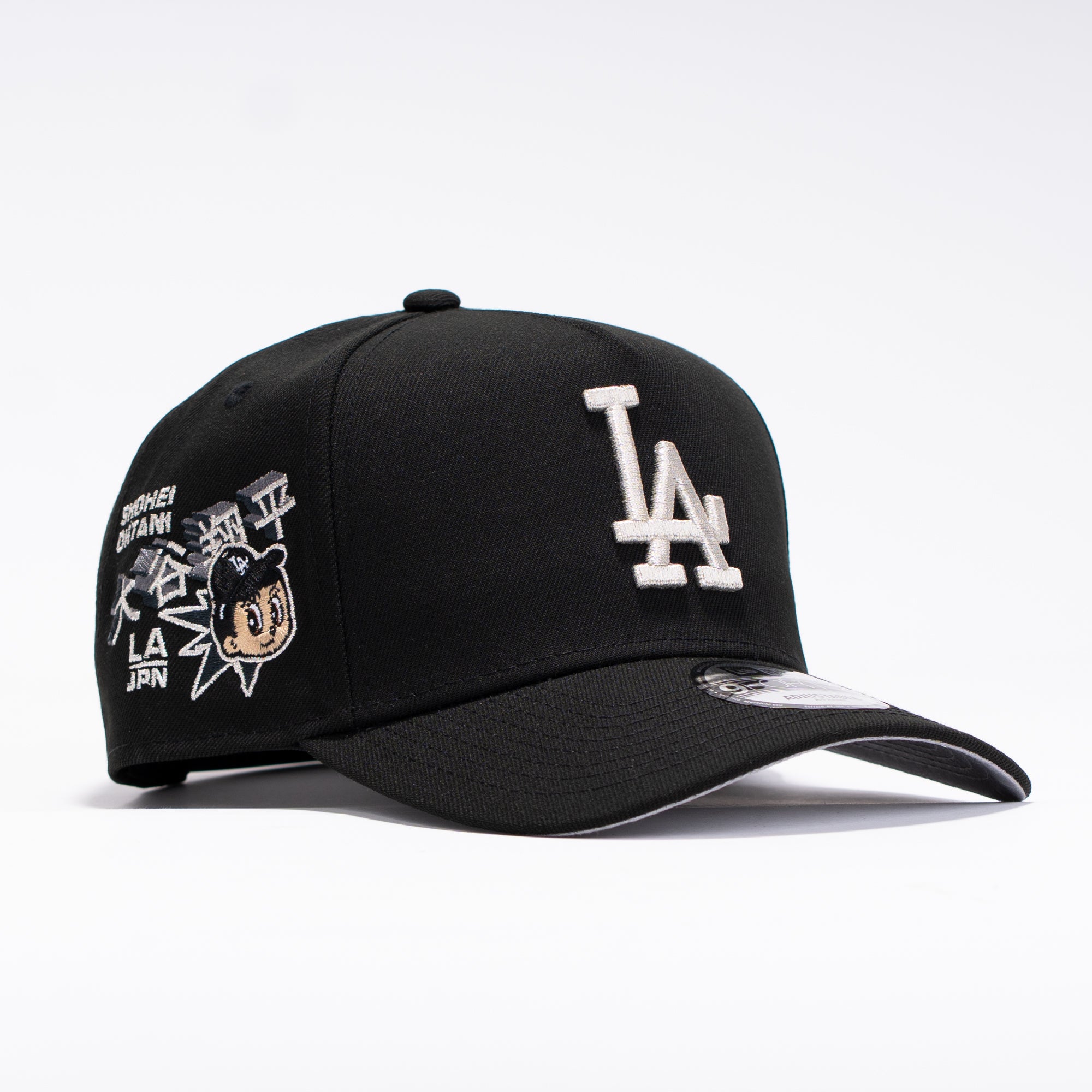 LA Dodgers Shohei Ohtani Silver Metal negro plata