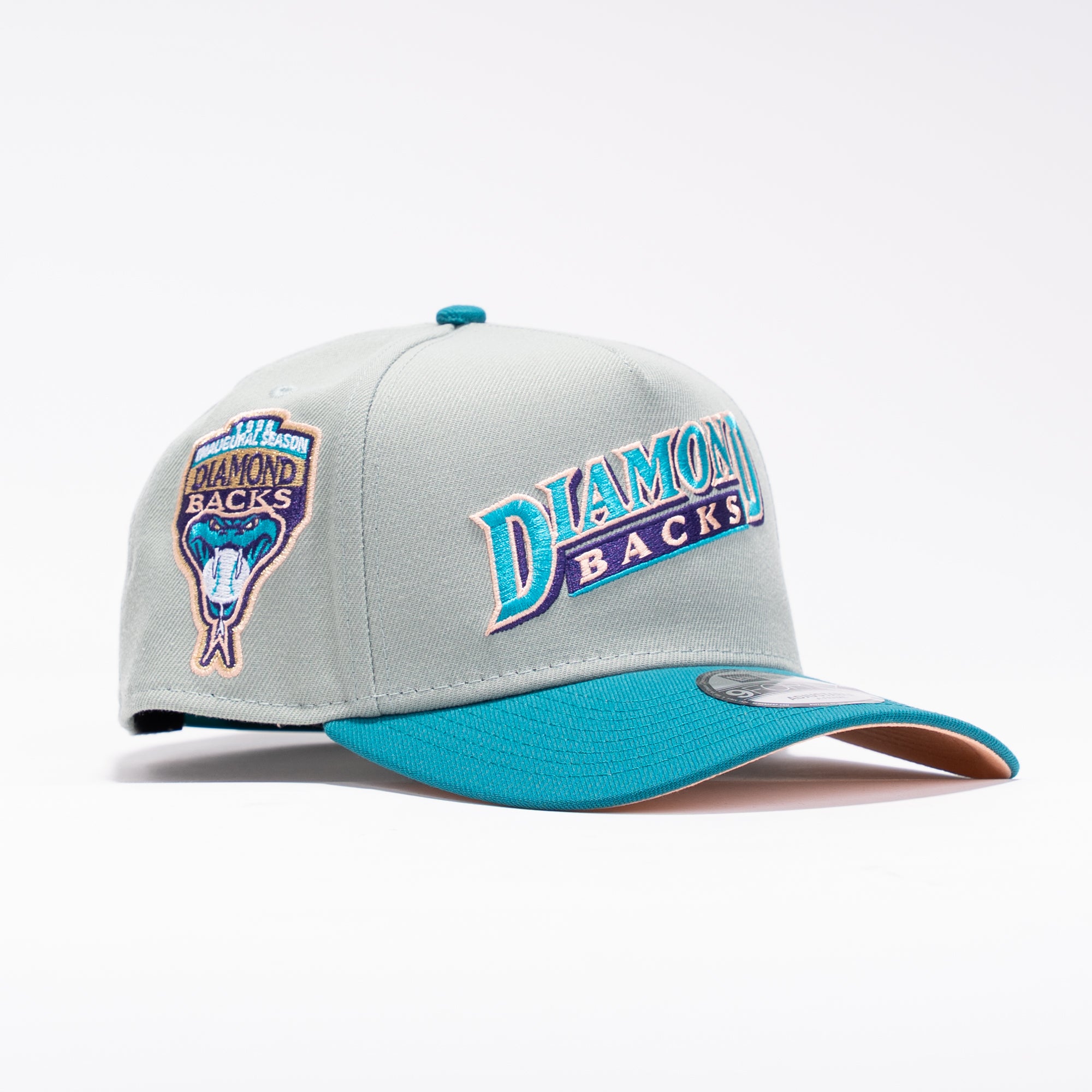 Arizona Diamond Backs 1998 Vintage Logo Azul Aqua