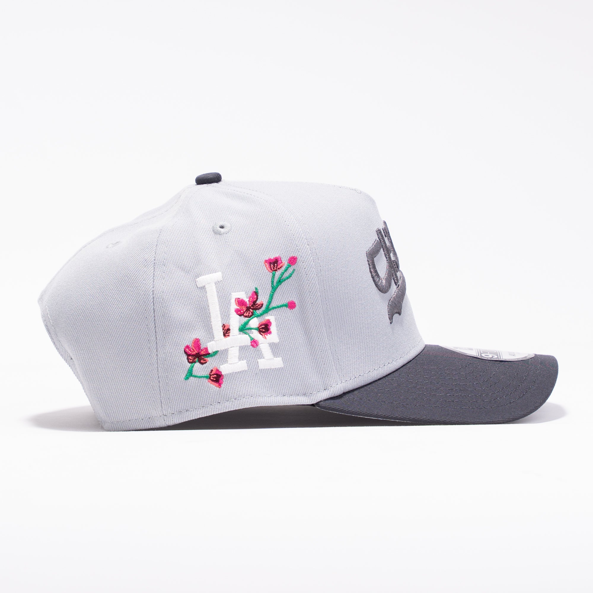 LA Dodgers Corea Korea Flor Gris y gris