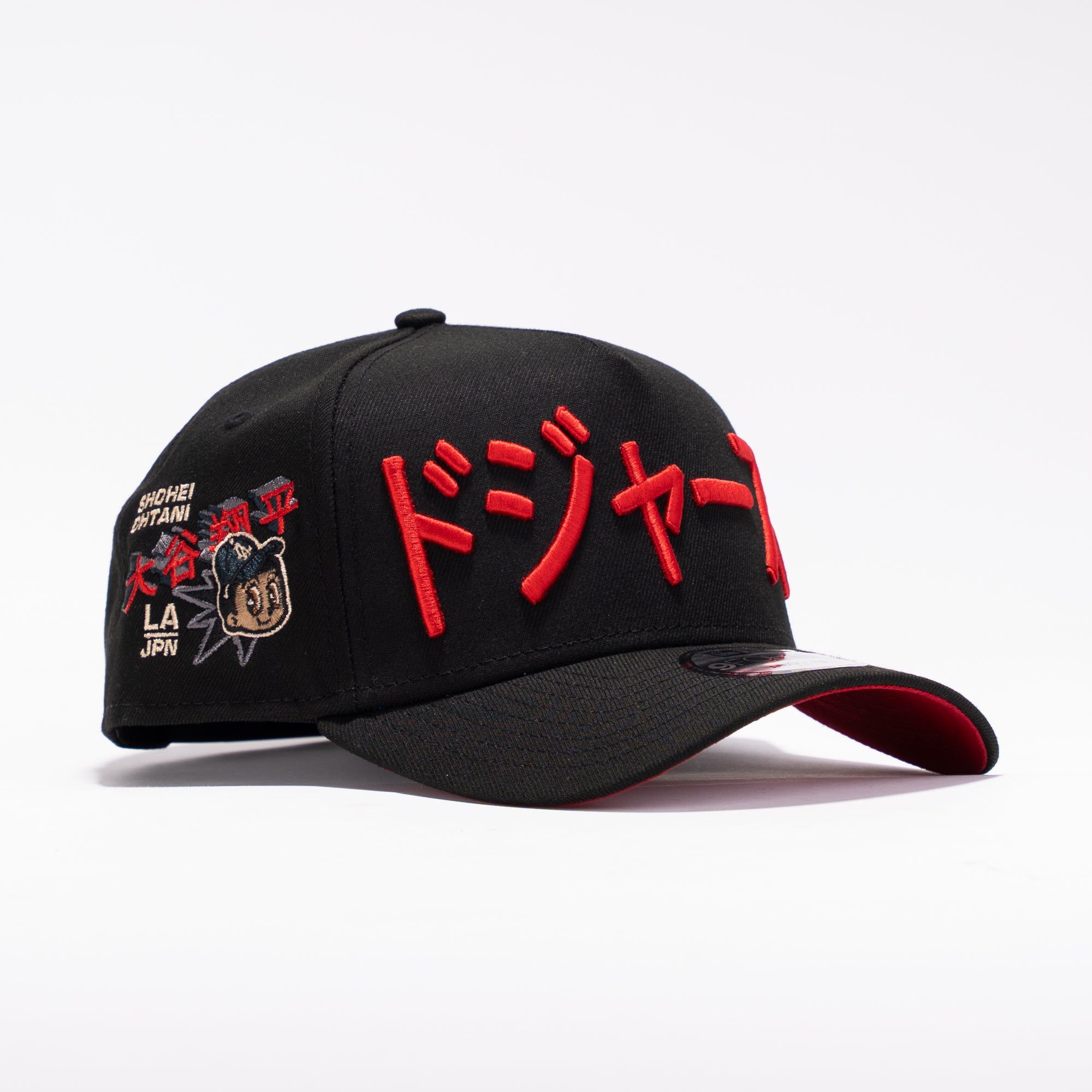 LA Dodgers Shohei Ohtani Kanji Negro y Rojo
