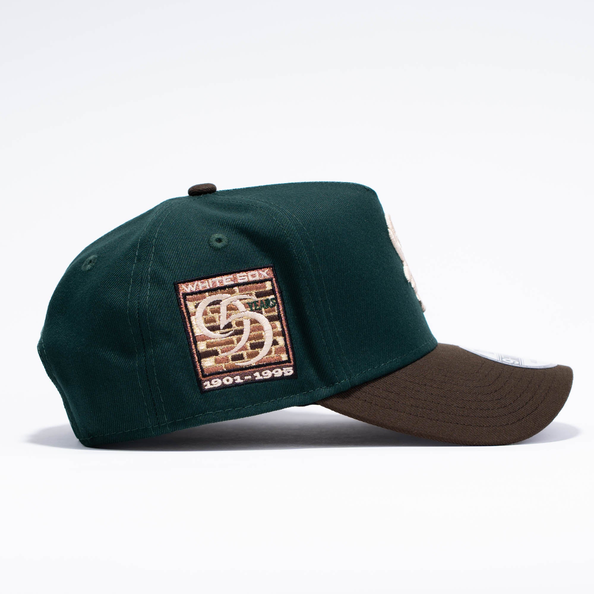 Chicago White Sox Verde y Café Detalle Beige