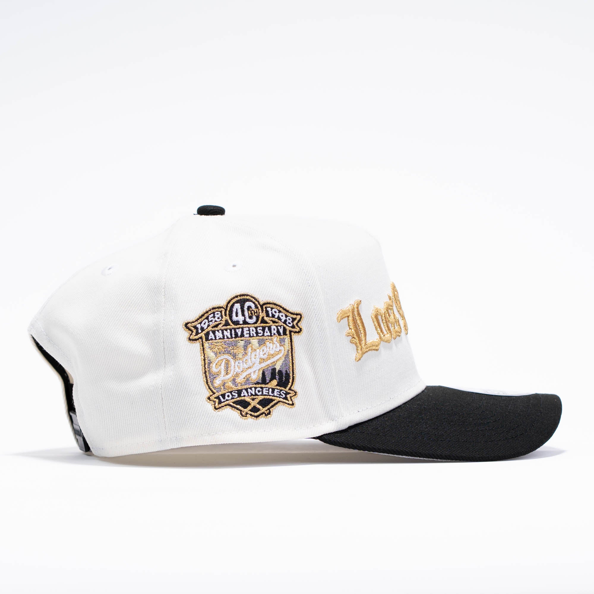 LA DODGERS 40 ANNIVERSARY BEIGE LETRA DORADA