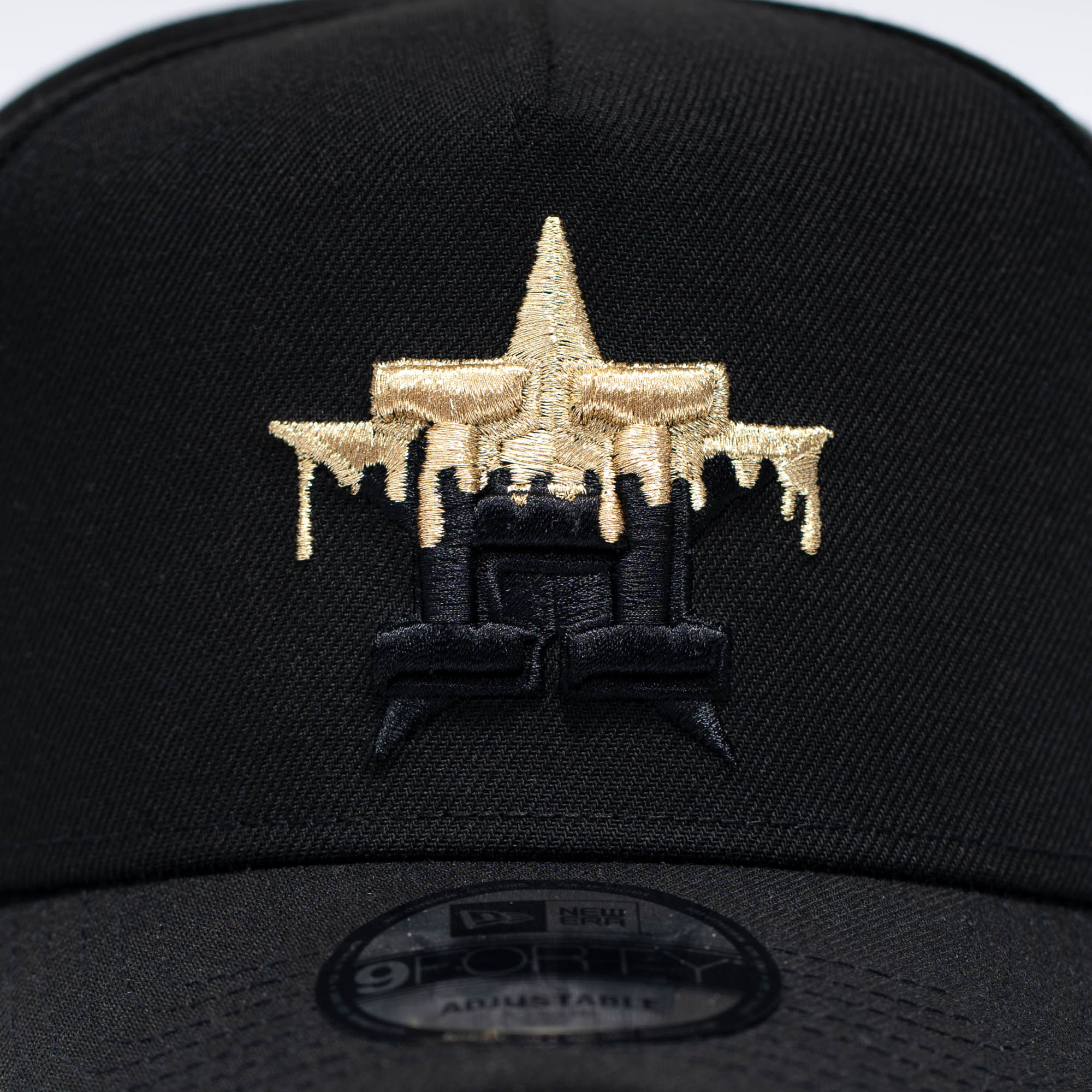 NEW ERA ASTROS DE HOUSTON NEGRO DORADO