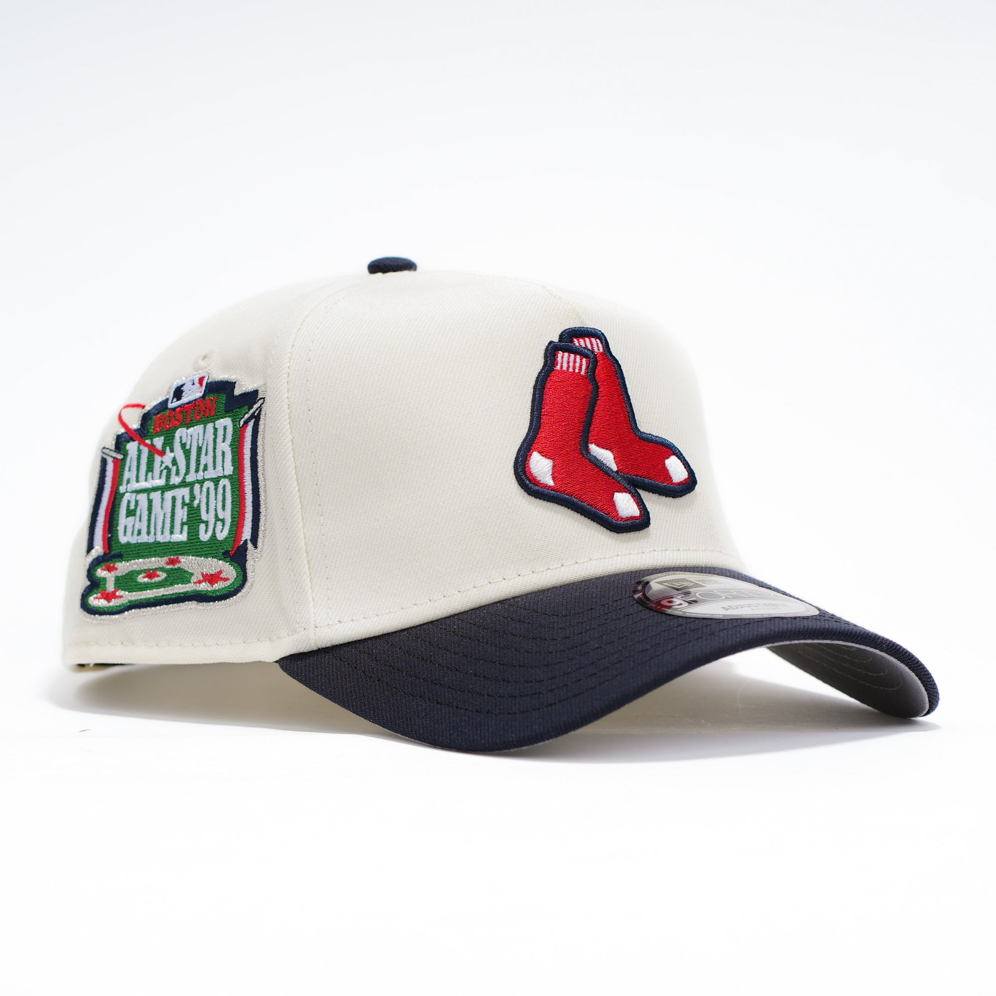 Boston Red Sox all star game 99 calcetin beige y azul