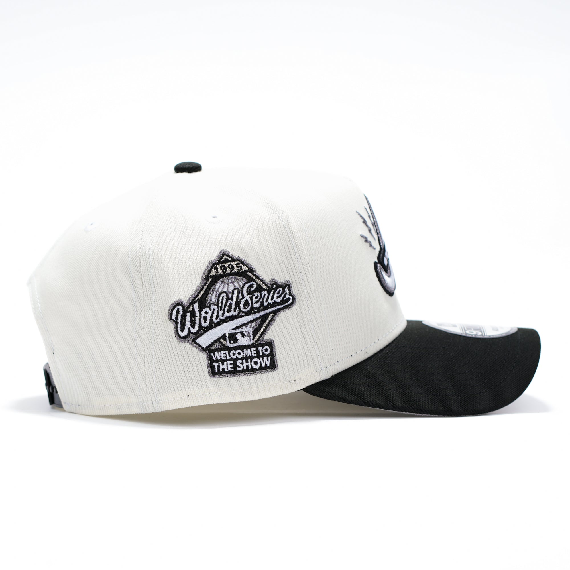 Atlanta Braves 1995 World series Beige y negro/plata