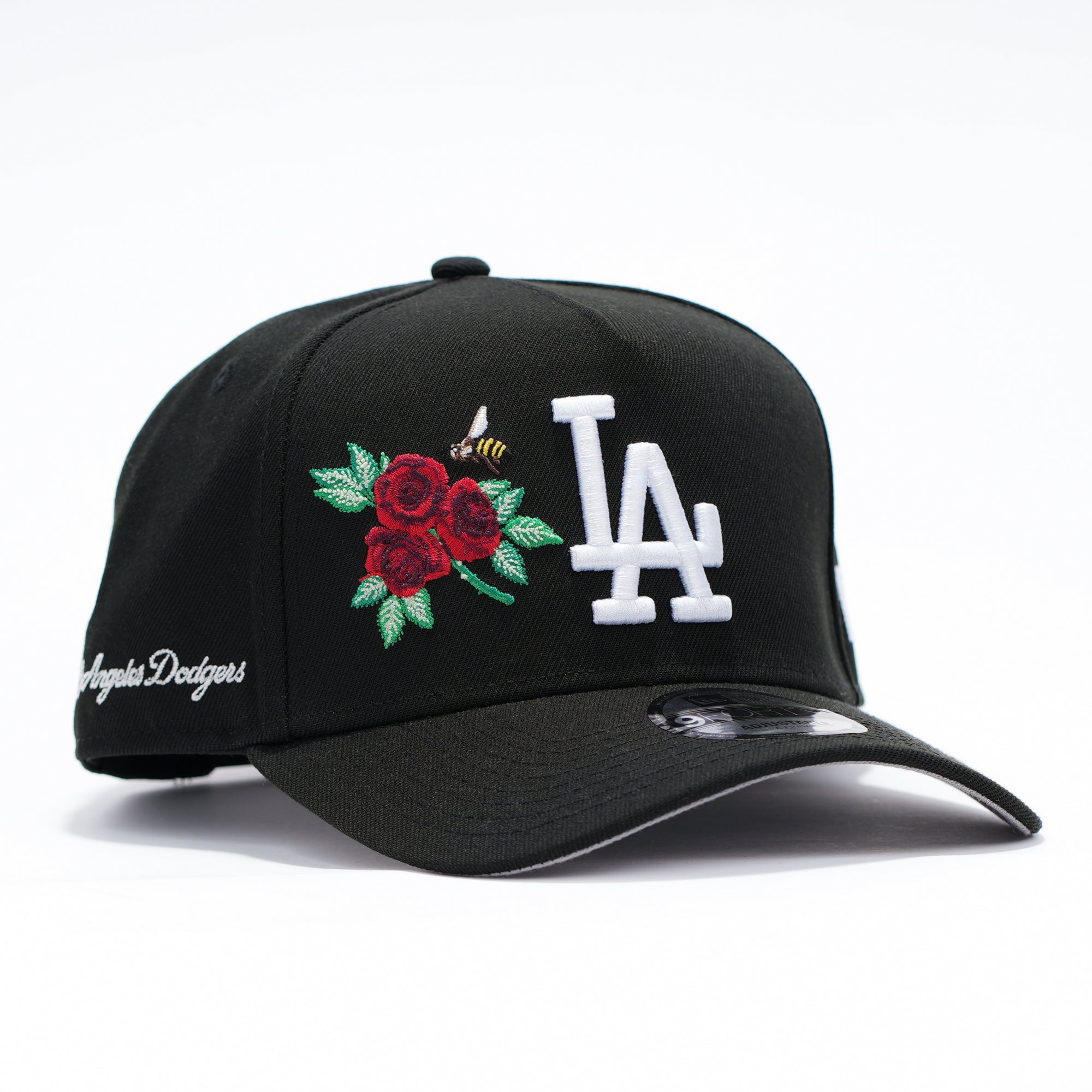 LA DODGERS LOS ANGELES FLOR Y ABEJA NEGRA