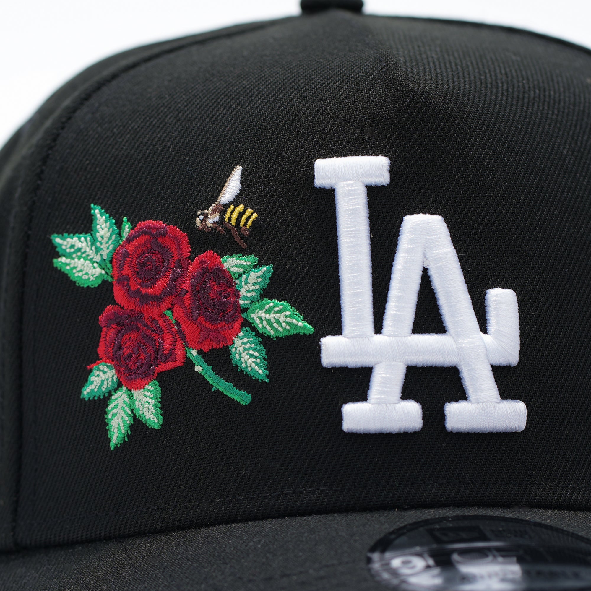 LA DODGERS LOS ANGELES FLOR Y ABEJA NEGRA