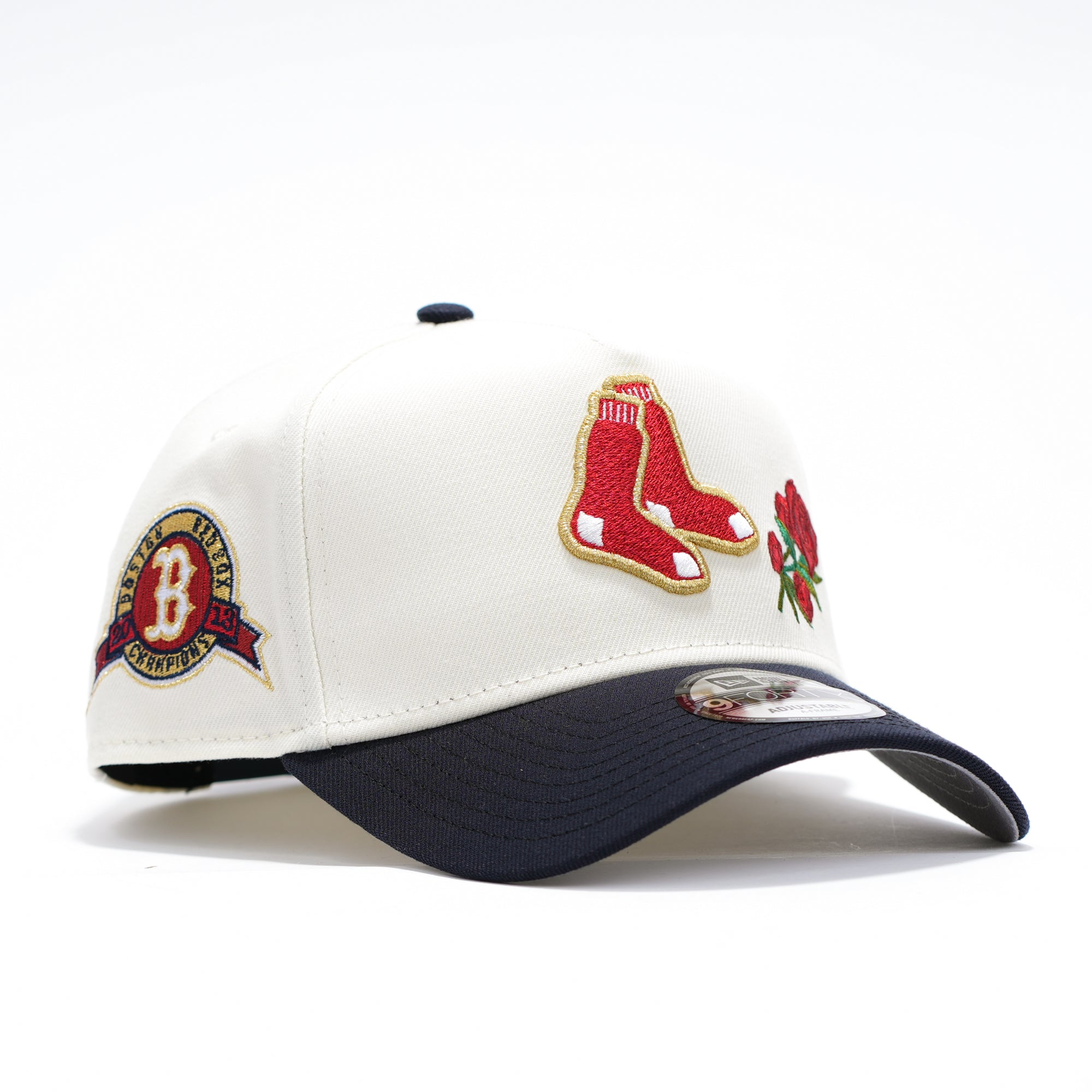 Boston Red Sox Flor 2013 champions beige y azul