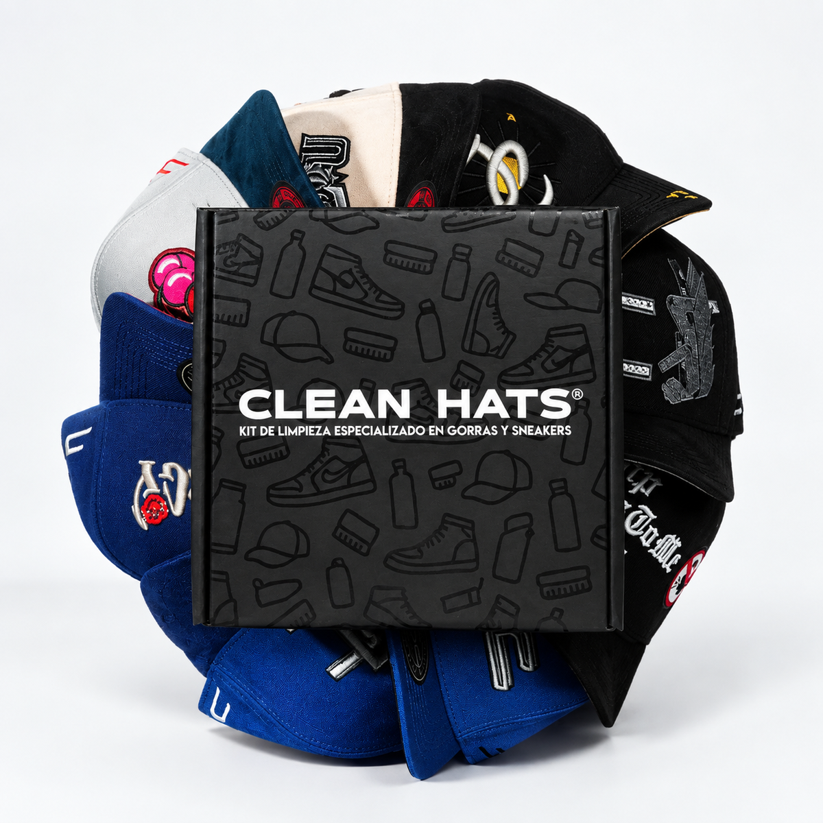 Kit De Limpieza Gorras Y Sneakers Clean Hats Clásico