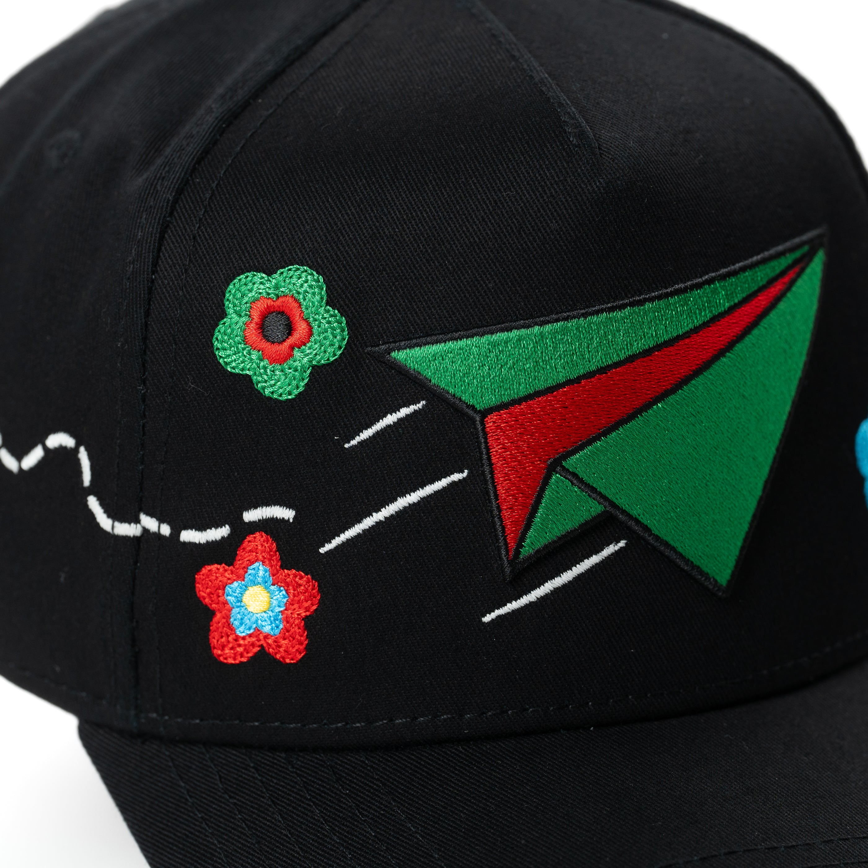 Paperplane Snapback Negro