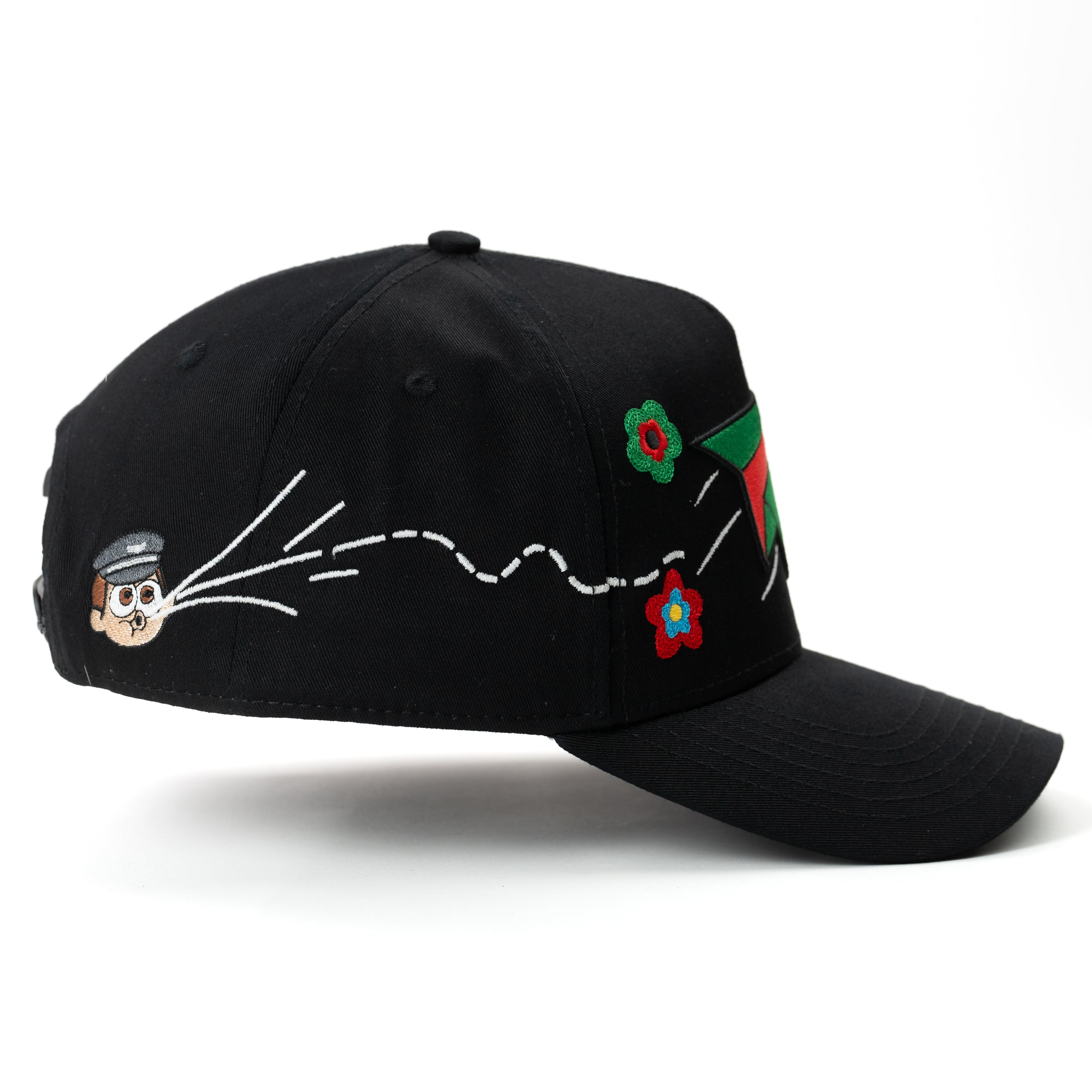 Paperplane Snapback Negro